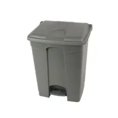 Pedalspand grå 70 liter i kraftig kvalitet - 