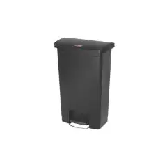 Pedalspande plast, sort, 45-50 liter fra Rubbermaid del af SlimJim serien - 