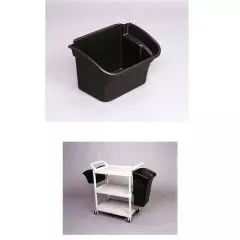 15,1 liter beholder til brug for rullebord - serveringsvogne - Serveringsvogne Rulleborde