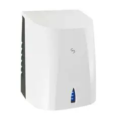 Håndtørrer, Sup'air m/ blåt LED, hvid - Håndtørrer