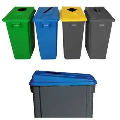 Låg til plast affaldsbeholdere 60 og 80 liters, mix & match - Mix & Match system fra Probbax