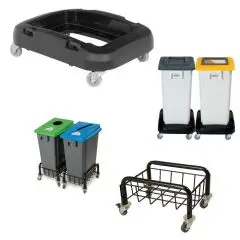 Trolley, små vogne til vores mix & match affaldsspande ergonomisk i brug - Probbax