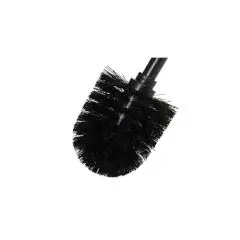 Toiletbørstehovede - ekstra børstehoved til toiletbørster i rustfri stål, sort og krom. 1 stk. - Probbax