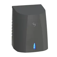 Håndtørrer, Sup'air m/ blåt LED, sort - Håndtørrer