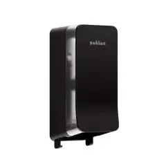 Satino Hyginity toiletpapir dispenser, system kompakt dobbeltruller, sort. Art. nr. 333423. - Satino Hyginity dispensere til toiletpapir