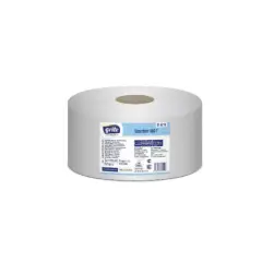 Toiletpapir jumbo mini, 2 lags genbrug, 180mtr. - 12 ruller pr. krt. - 