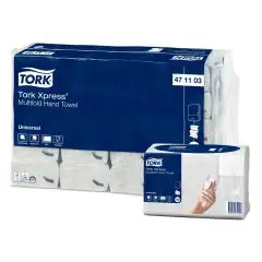Tork Håndklædeark H2 Universal, Z-Fold 2-lag genbrug natur, 20 pk x 190 stk/krt. Art nr. 471103 - 