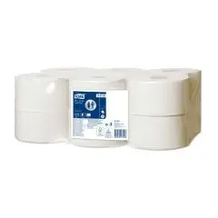 Tork T2 Toiletpapir Advanced Jumbo Mini 2-lag 170 mtr. 12 rl/krt. Art nr. 120280 - 