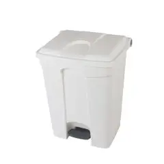 Pedalspand hvid 70 liter i kraftig kvalitet - Pedalspande 70 liter